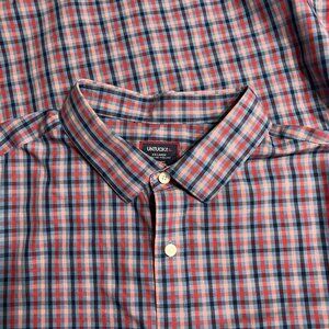 Untuck It Mens Long Sleeve XXL Plaid Casual Button